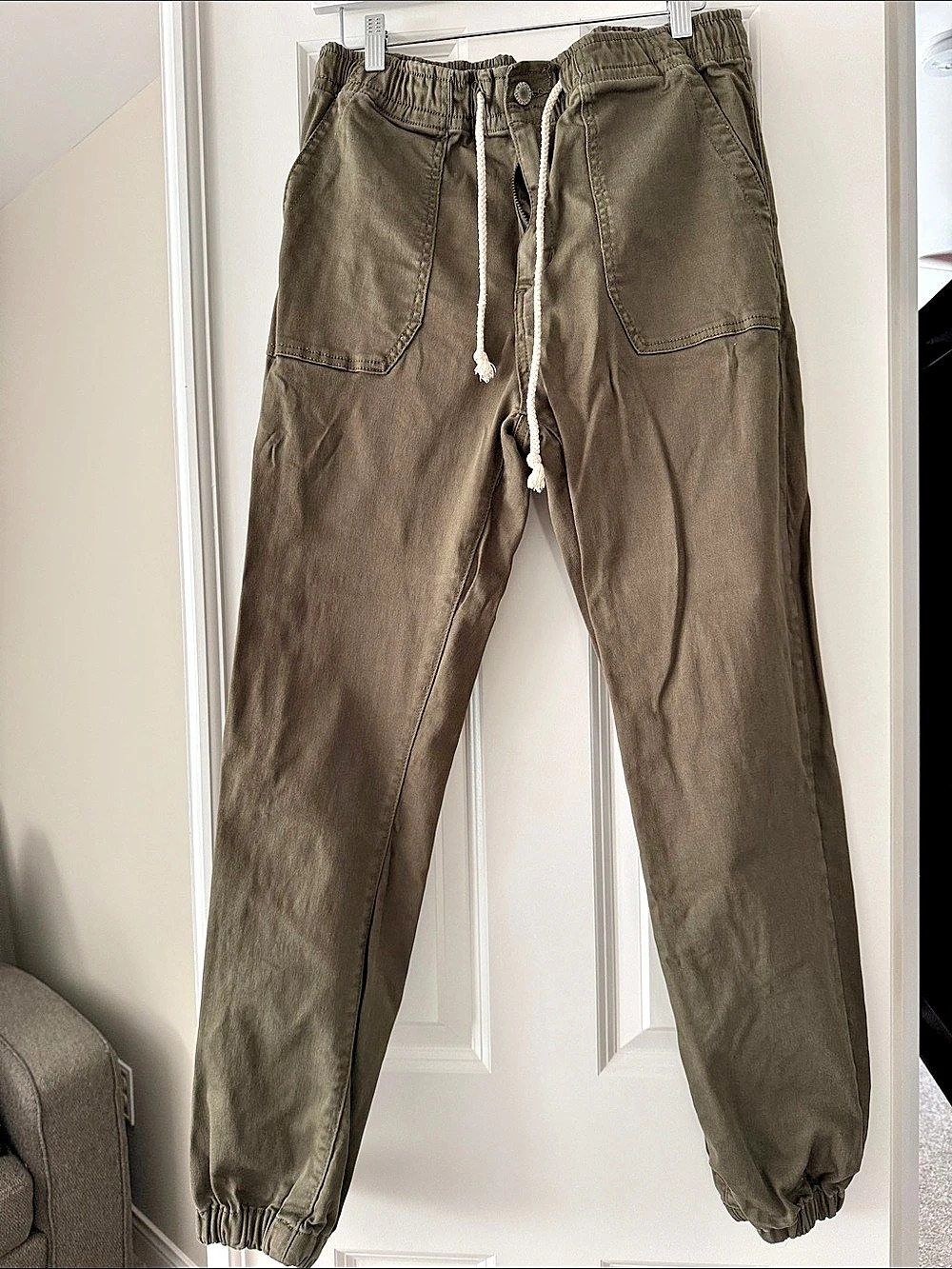 Wish List Jeans Jogger Pants in Green Size Large Like New